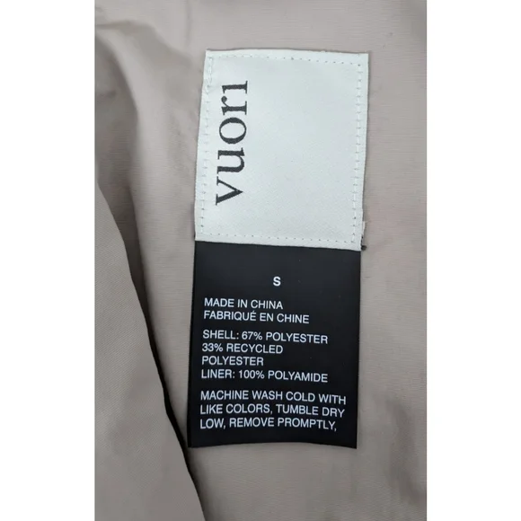 Vuori Sycamore Sherpa Long Shirt Jacket Dark Salt Beige Size Small Gorpcore - Picture 8 of 11